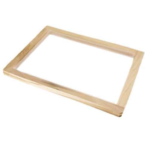 Wooden screen printing frame