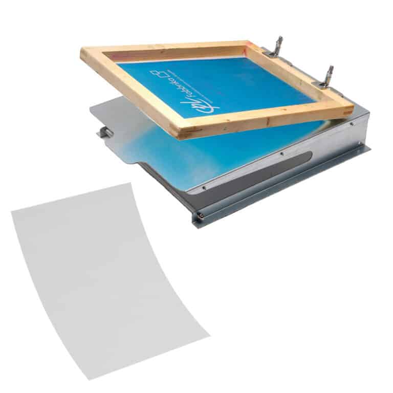 Complete kit for screen printing on paper and PVC