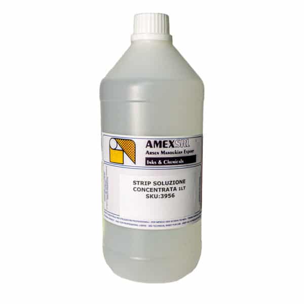 Strip concentrated solution for the recovery of screen printing frames for Screen Printing
