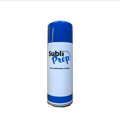 Subli Prep Transparent Polyester Spray for screen printing