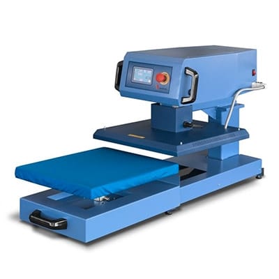 Transmatic REV 2C Electric Heat Press Drawer Opening for screenprinting