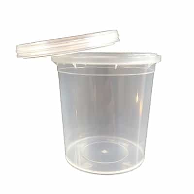 120 Ml Empty Container In Transparent Plastic for screen printing