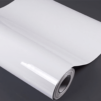 PVC Vinyl Adhesive 100 Micron for Printing and Cutting Glossy White for screen printing