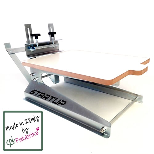 Silver Startup. Multifunction one-colour manual press for screen printing