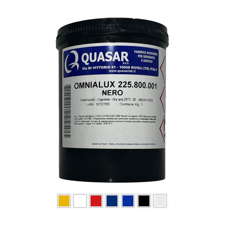 Quasar Omnialux Gloss for screen printing