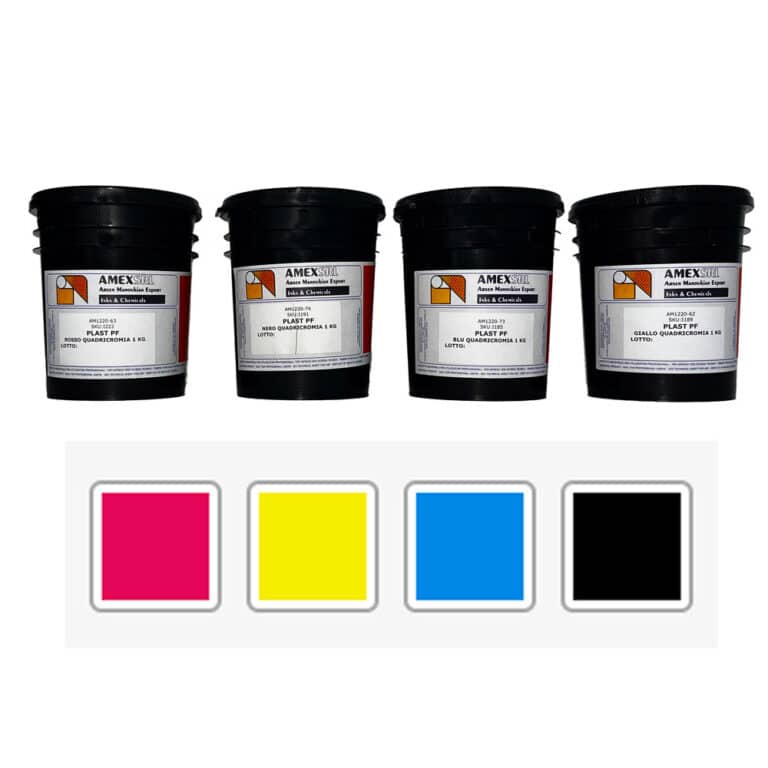Plast Amex Four-colour process for screenprinting
