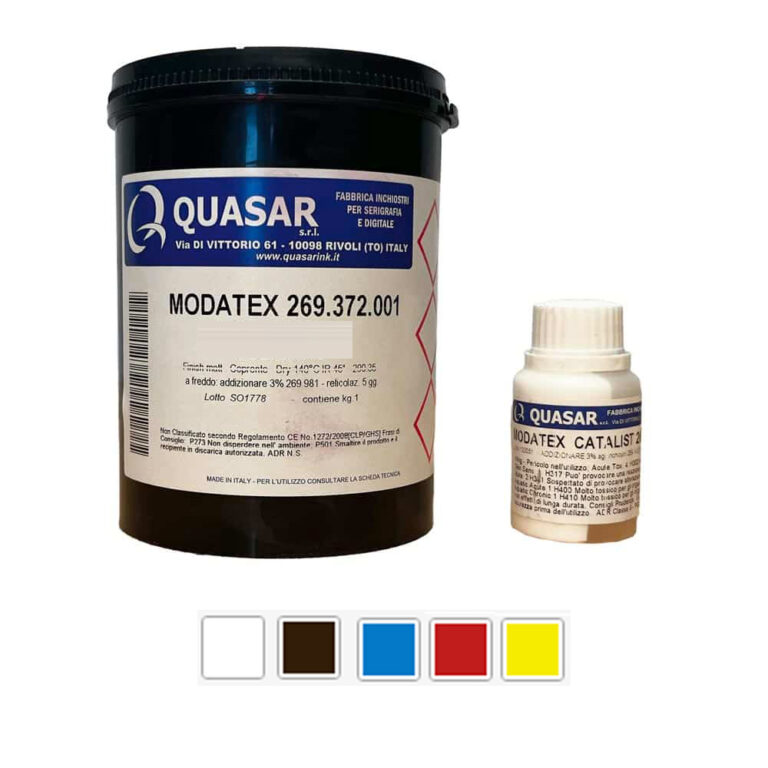 Modatex Quasar Water-Based Screenprinting Colour Collection