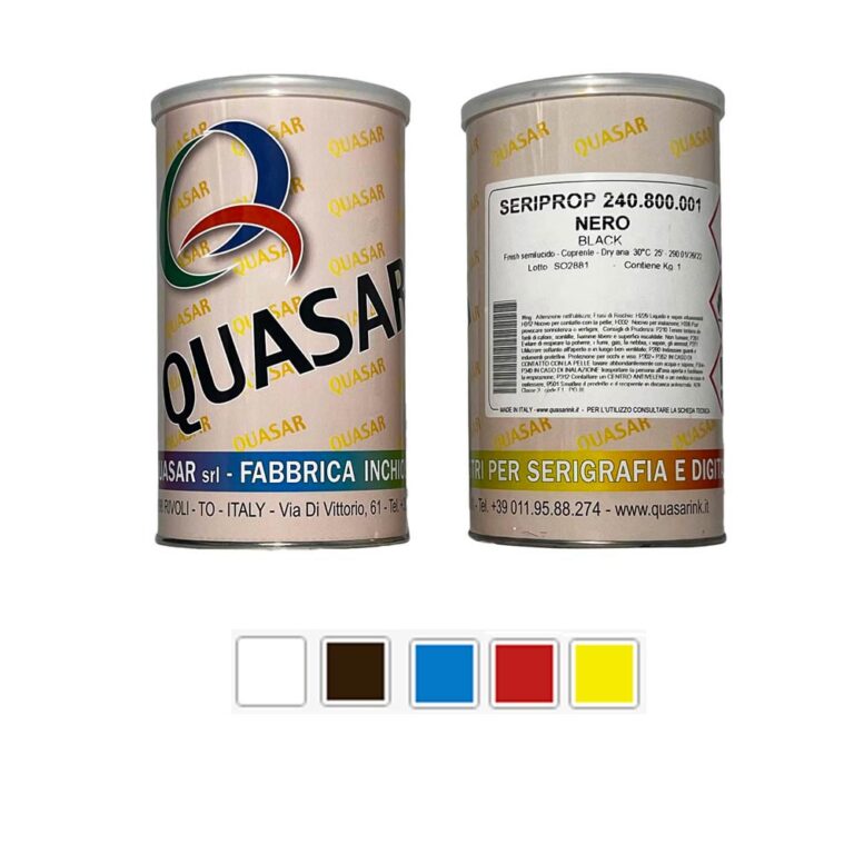 Seriprop Quasar Solvent-Based Screenprinting Colour Collection