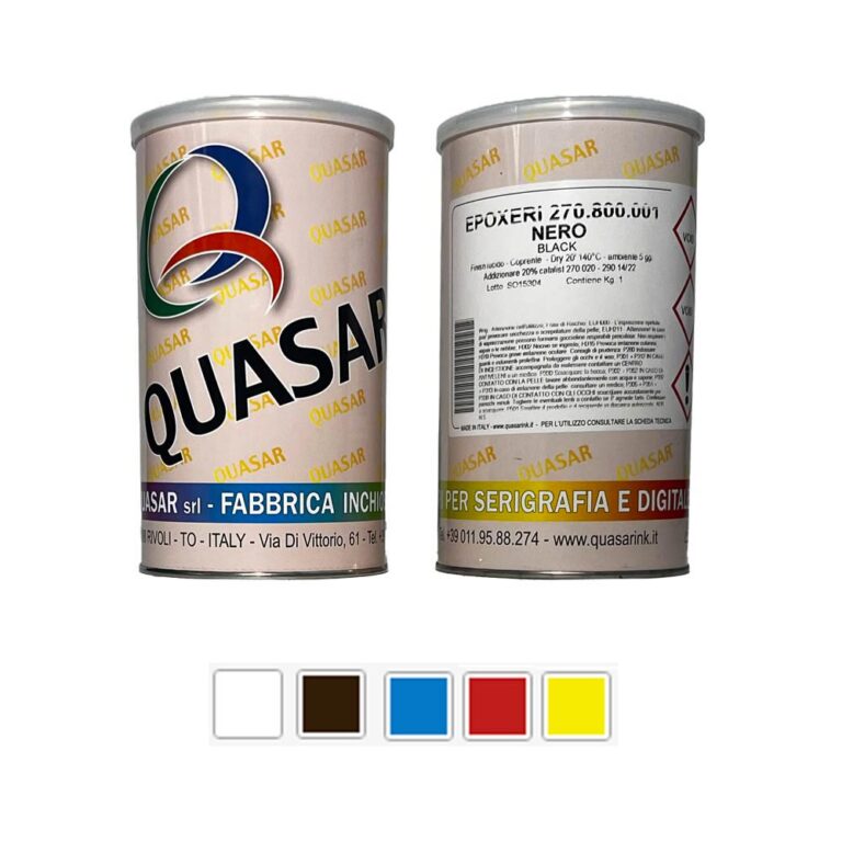 Epoxery Quasar Solvent-Based Screenprinting Colour Collection