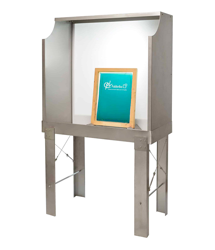 Stailnless Steel Washout booth for Screenprinting