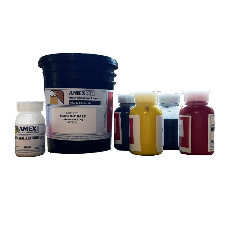 Texprint Amex. Collection for four-colour process screenprinting inks